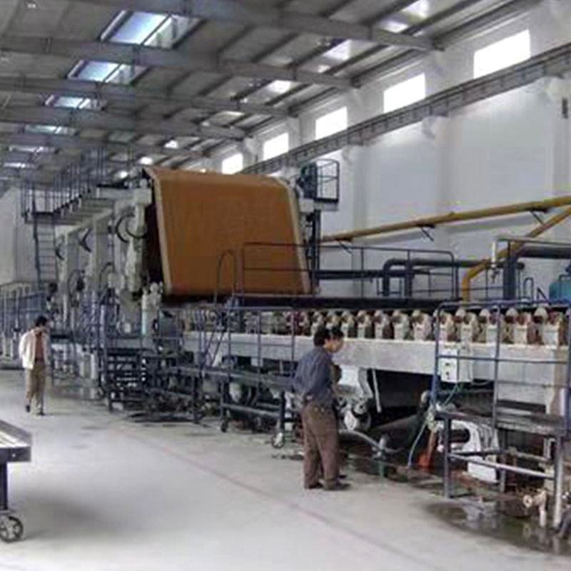 Paperboard machinery mill used carton recycle corrugated cardboard paper making machine