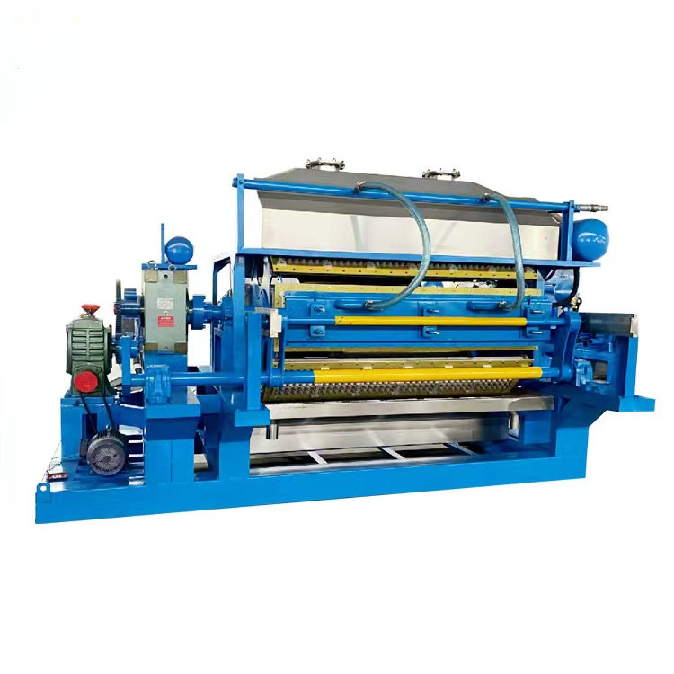 Small egg trays molding machinery paper pulp forming automatic egg carton tray making machine