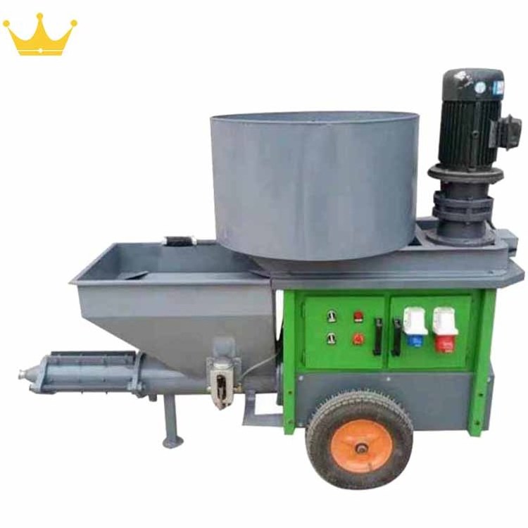 high efficiency cement spraying wall plastering mortar automatic cement plastering machine for  india