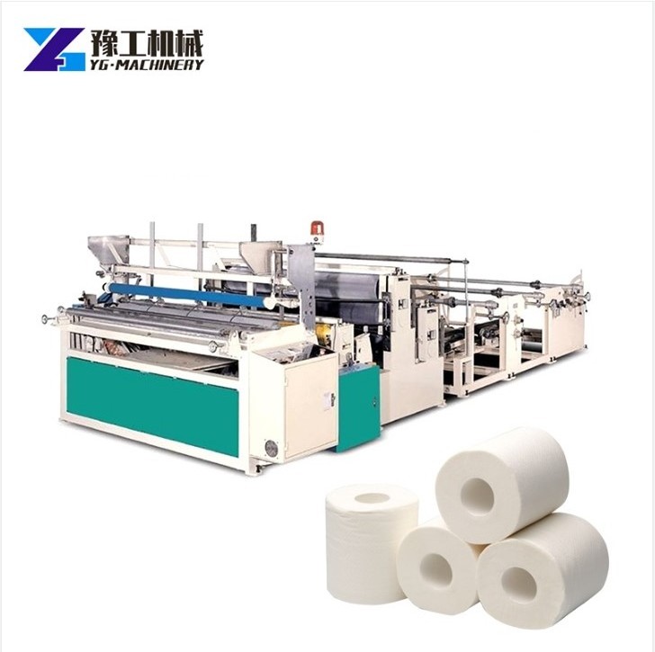 Toilet Paper Machine Cutting Manufacturing Rewinding Machinery Tissue Toilet Paper Making Machine Prices for Toilet Paper