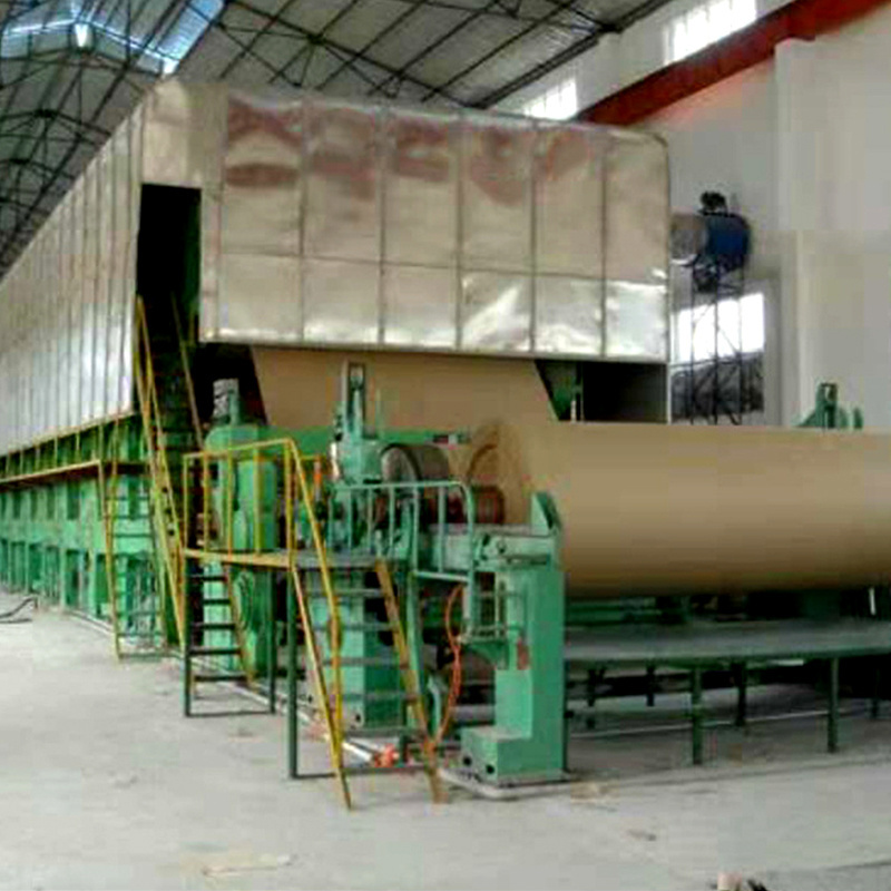 Paperboard machinery mill used carton recycle corrugated cardboard paper making machine