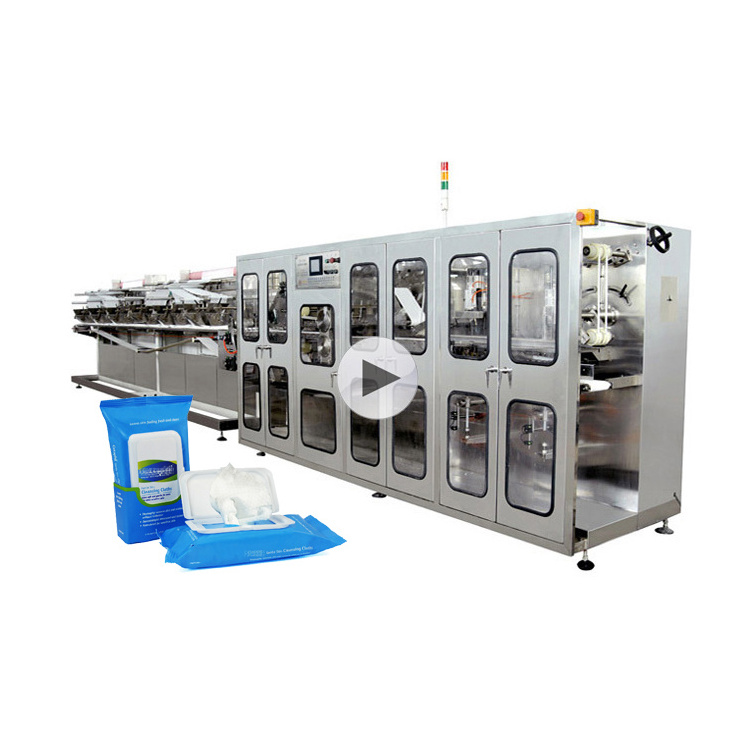 Fast Shipment Canister Wet Wipes Machine Wet Wipes Folding Machine