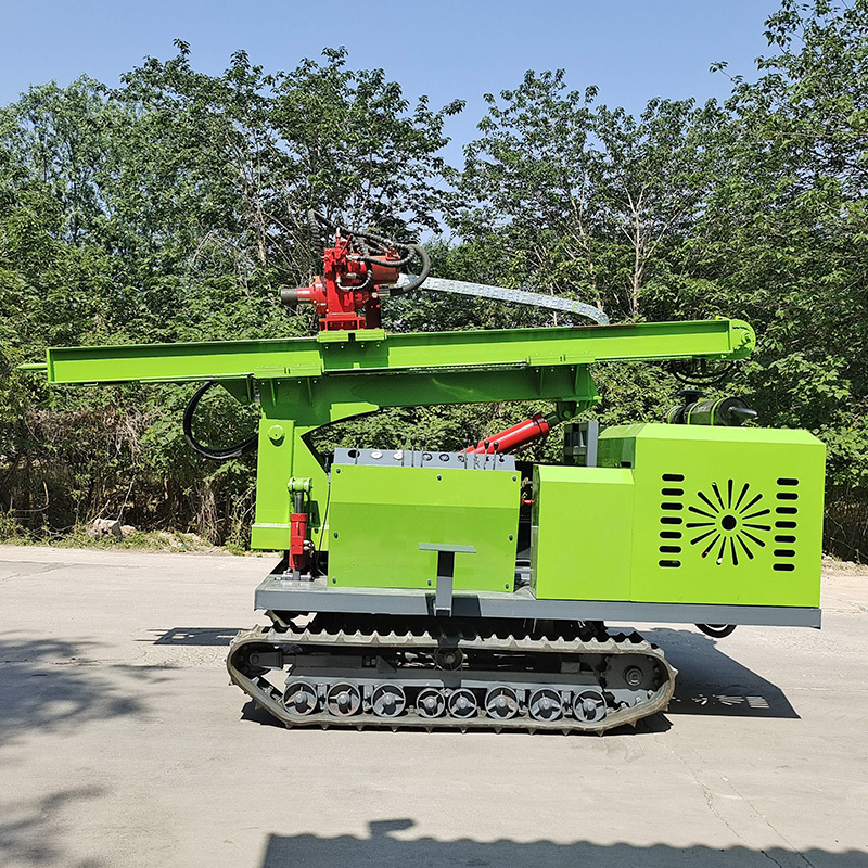 Crawler Solar Spiral Pile Driver Guardrail Truck Mounted Pile Driver Pile Driver Post Machine