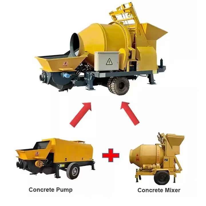 20M Height Diesel Concrete Pump Mixer With Concrete Pump Truck Mounted Pump For Concrete