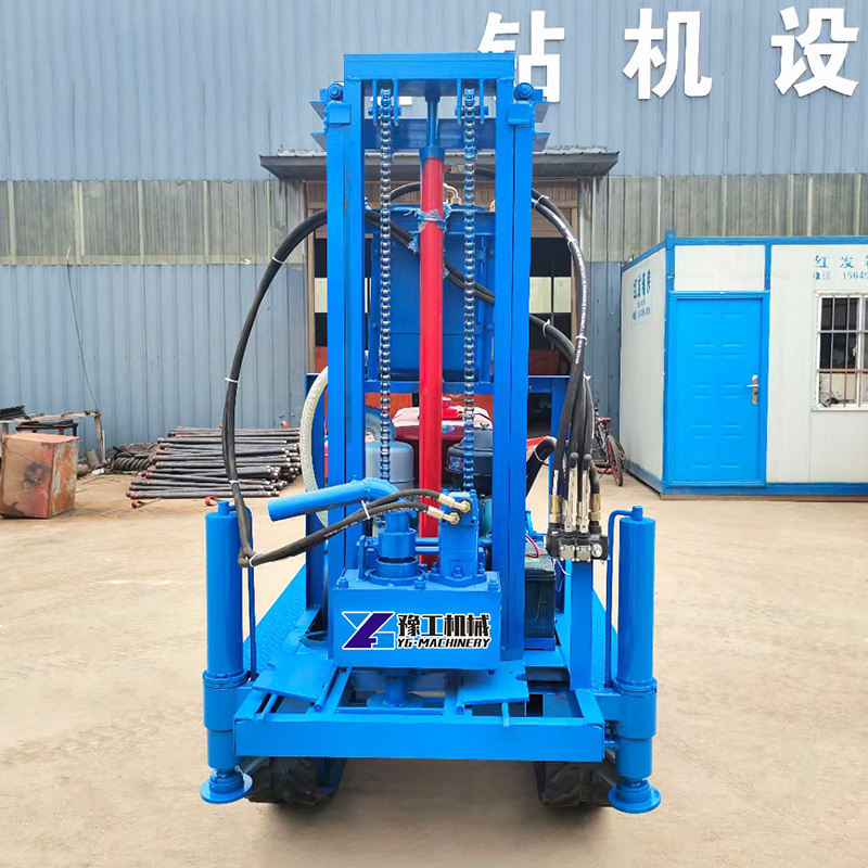 China cheap portable 200 meters mini water well drilling rig swivel factory sale