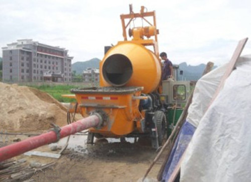 20M Height Diesel Concrete Pump Mixer With Concrete Pump Truck Mounted Pump For Concrete