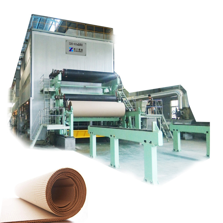 50 Ton Waste Corrugated Cardboard Paper Pulper Kraft Paper Corrugator Making Machines