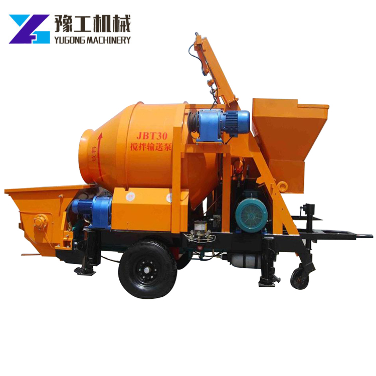 Minle 20M3/H Diesel Engine Concrete Trailer Pumps/Small Concrete Pump Mini Pumpcrete Machine