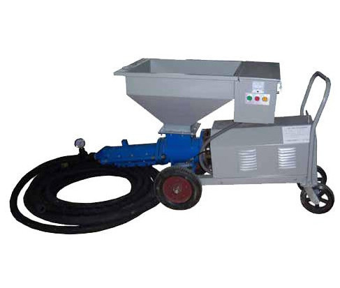 Wall Plastering Mortar Cement Spray Machine With Air Compressor Complete Unit