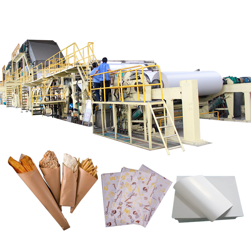 Advanced Toilet Tissue Corrugated Cardboard Jumbo Rolls Paper Mill Making Machine For Sale