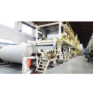 20-50Ton Wheat Straw Pulper Testliner Corrugated Paper Kraftliner Making Machines