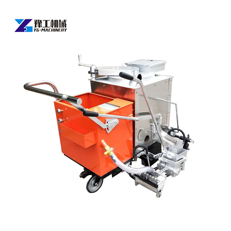 China manufacturer Automatic hand push road painting thermoplastic road marking machine