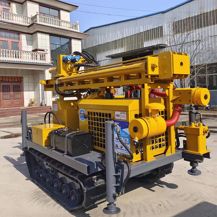 200M 300M Underground Borehole Machine Equipments Well Drilling Machine Diesel