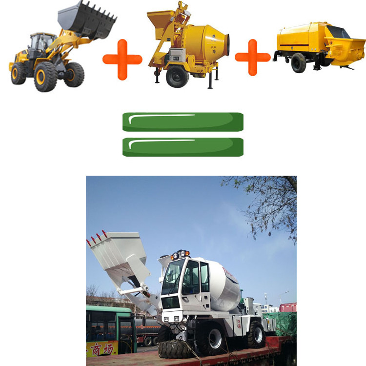 Fully Automatic Self Loading loader soil drum mixer machine JZM \/JZC 350L drum used 500L concrete mixer cement mixer