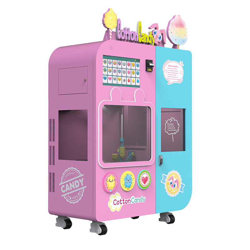 Portable Children Kid Free Auto Breeze Best Sell Japanese DIY Cotton Candy Machine Blue for Business