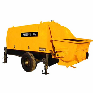 Trailer concrete pumps machine factory price