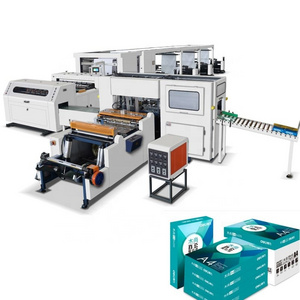 Four Rolls Automatic Paper Roll To Sheet Cutting Machine Paper Cutter A4 Cutting Paper Machine