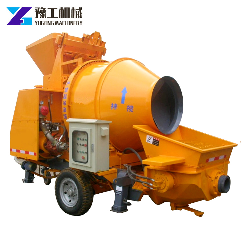 Minle 20M3/H Diesel Engine Concrete Trailer Pumps/Small Concrete Pump Mini Pumpcrete Machine