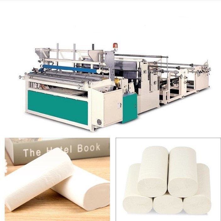 Toilet Paper Machine Cutting Manufacturing Rewinding Machinery Tissue Toilet Paper Making Machine Prices for Toilet Paper