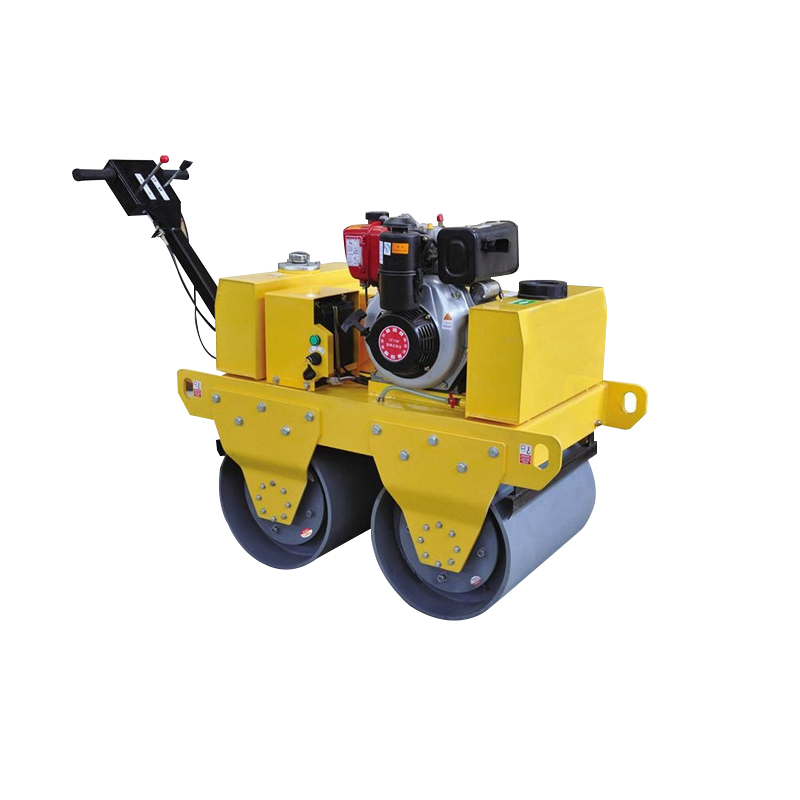 YG rodillo compactador vibratorio de tambor doble soil compaction build road tandem roller