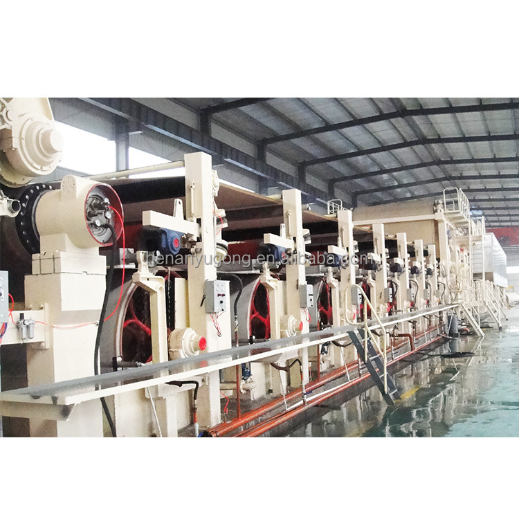 20-50Ton Wheat Straw Pulper Testliner Corrugated Paper Kraftliner Making Machines