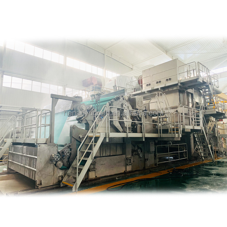 20-50Ton Wheat Straw Pulper Testliner Corrugated Paper Kraftliner Making Machines