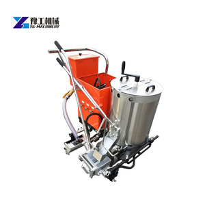 China manufacturer Automatic hand push road painting thermoplastic road marking machine