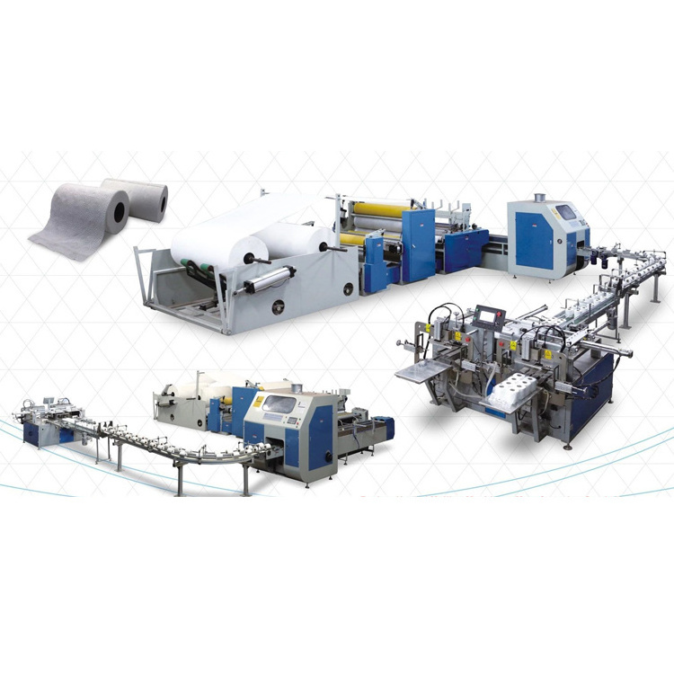 toilet paper machine in guangzhou toilet tissue paper single roll packing machine