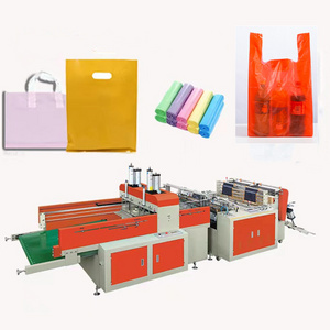 Continuous plastic rolling garbage bag making machine/poly roll garbage bag making machine/Rolling trash bag making machine