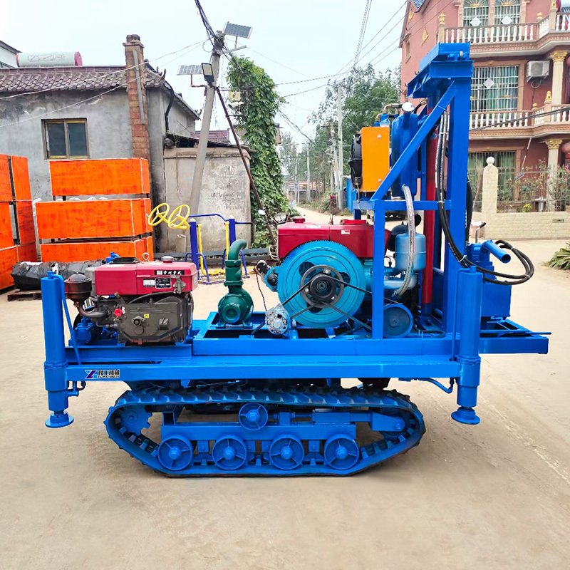 China cheap portable 200 meters mini water well drilling rig swivel factory sale