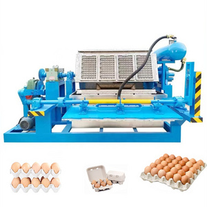 Small egg trays molding machinery paper pulp forming automatic egg carton tray making machine