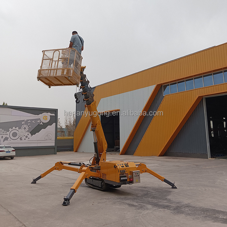 1 Ton 3 Ton 5 Ton 8 Ton Spider Crane Telescopic Boom Mini Crawler Mobile Crane