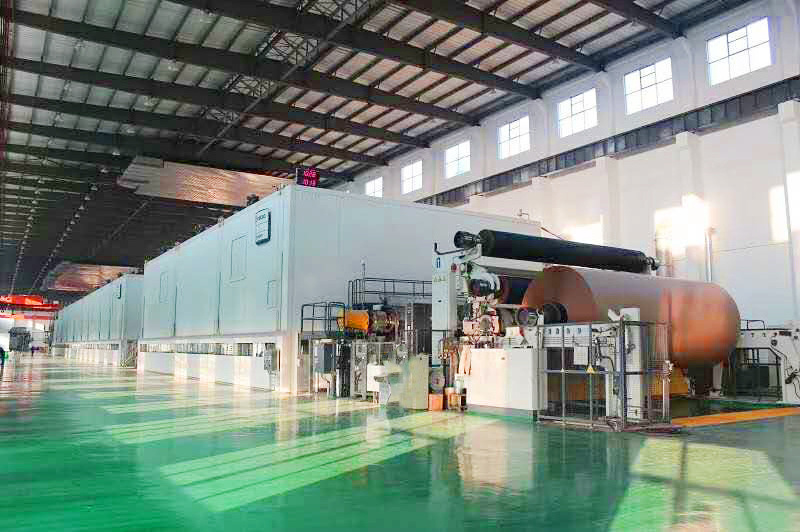 Advanced Toilet Tissue Corrugated Cardboard Jumbo Rolls Paper Mill Making Machine For Sale