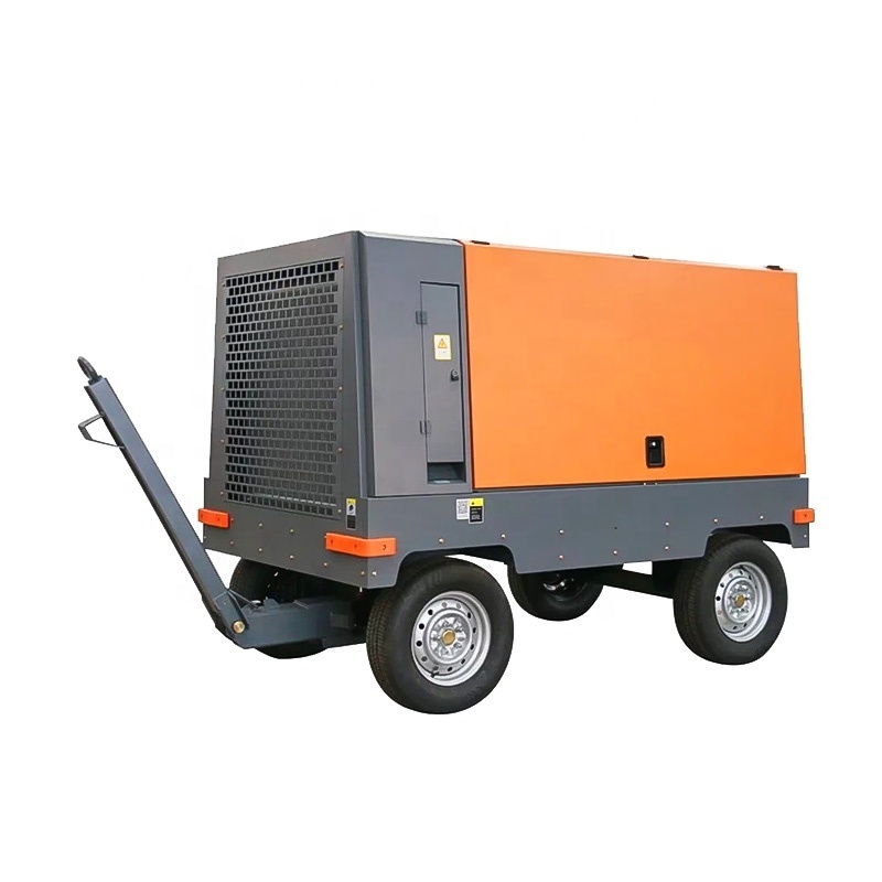 6Cbm Air Compressor 5Hp Air Compressor Portable Diesel Air Compressor