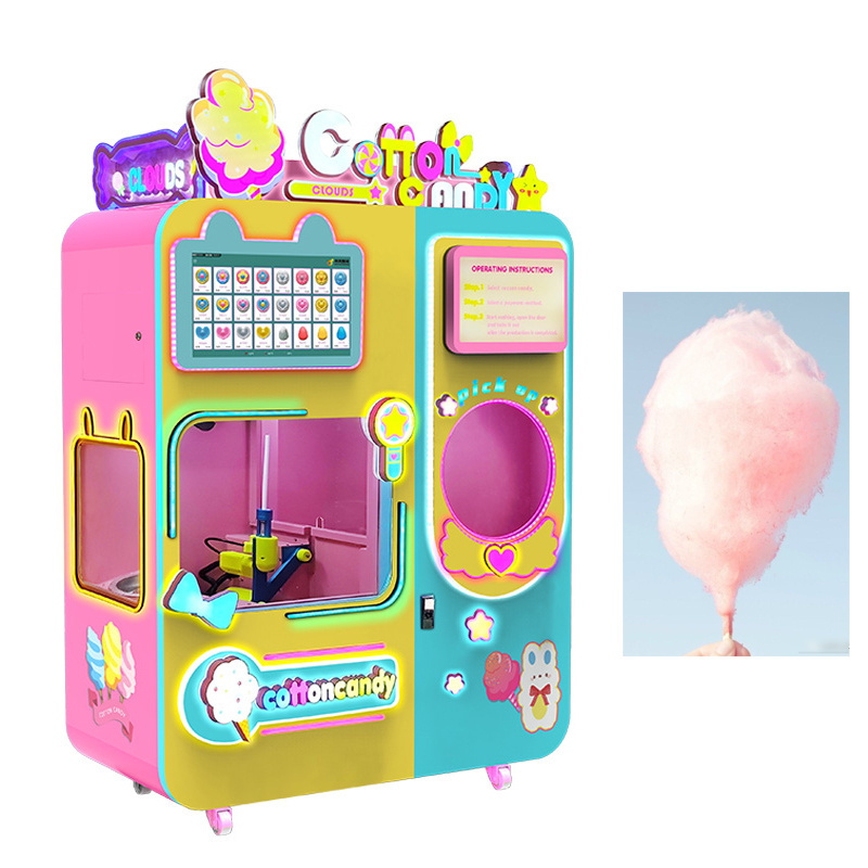 Portable Children Kid Free Auto Breeze Best Sell Japanese DIY Cotton Candy Machine Blue for Business