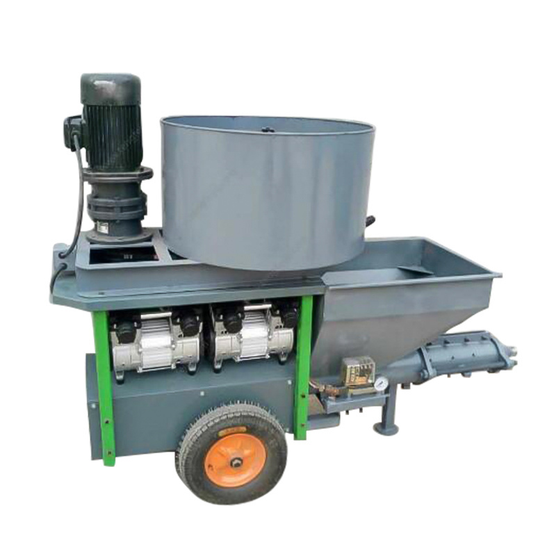 5m3 Per Hour Electric Mortar Cement Spraying Machine Wall Plastering With Air Compressor