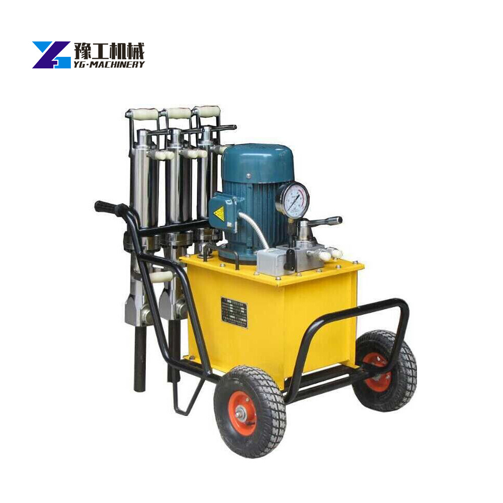 electric hydraulic rock splitting machine secondary breaking splitting rock machine hydraulic stone splitter machine