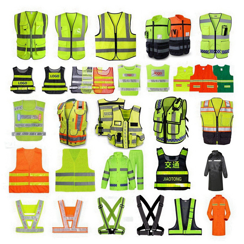 reflective t shirt safety vest led  waterproof jacket cotton work shirt  vest class 2 hi vis reflective jackets