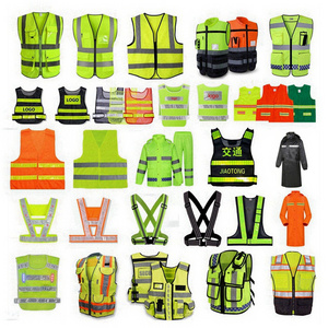 saftey  flexible reflective material lead vest running vest with lightsafety reflective apparel mesh vest reflective