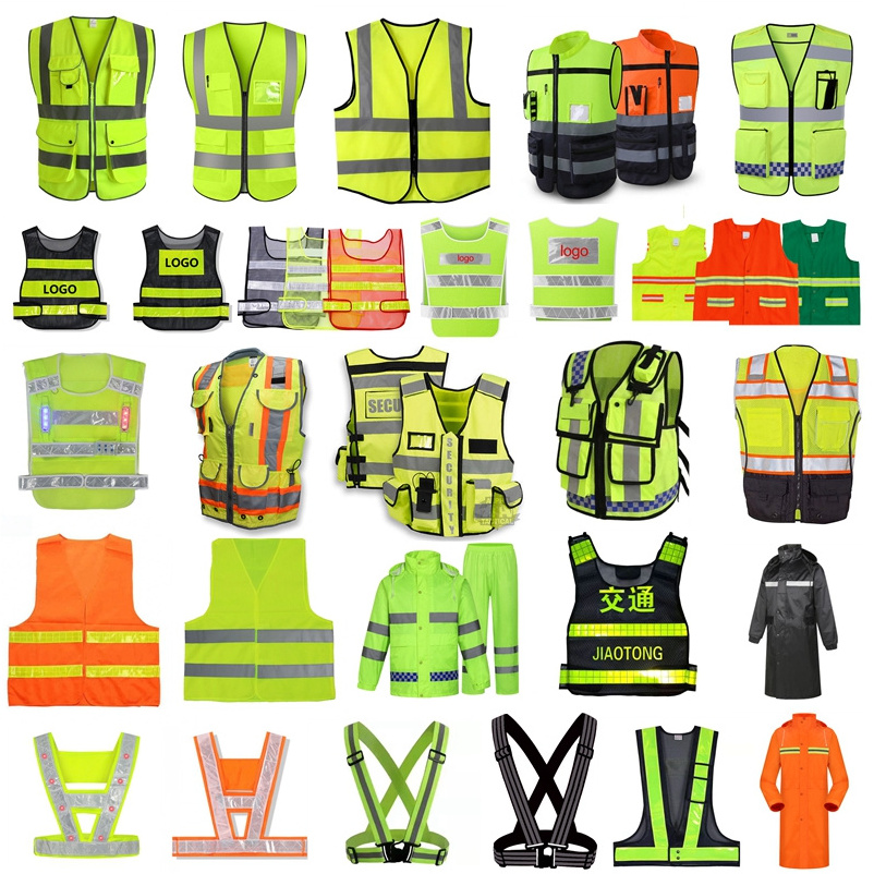 led  winter reflective  tactical vest electrician workwear t shirt sale hi vis softshell jacket