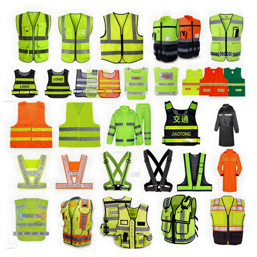 reflective t-shirt safety clothing safety vest visibility high elastic fluorescent green shirt children's hi vis vest