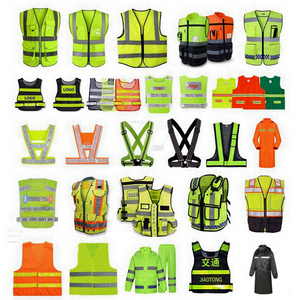 class 3 high visibility jacket reflector vest safety offshore coverall polyester safety vests  reflective vest security