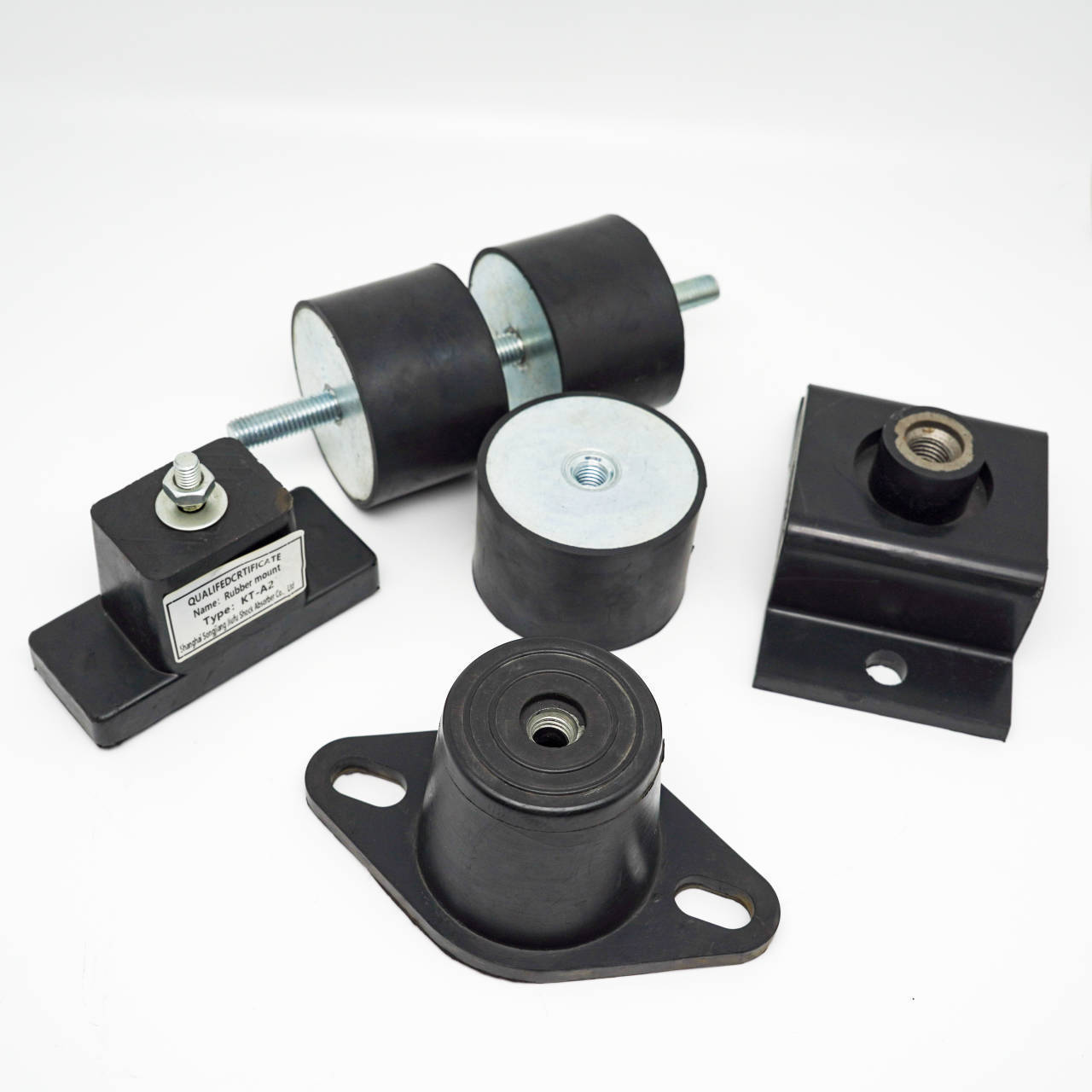 Factory Custom Easy Installation Rubber Damper Vibration Isolator With Bolt For Water Pump