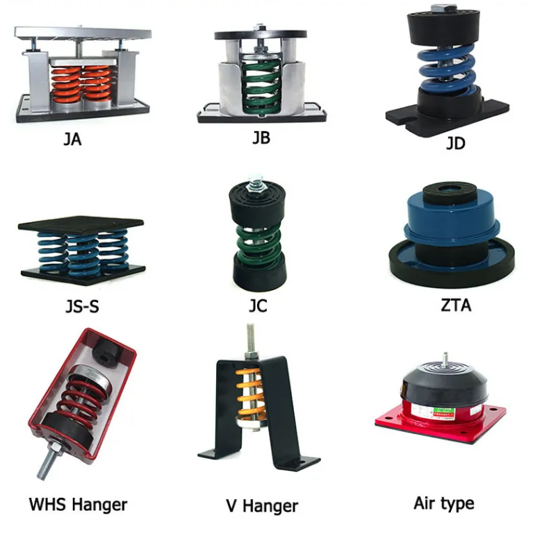 Type JD Spring Vibration Isolator HVAC Mounts Free Standing Hanger Machine Anti Spring Mount Vibration Isolator