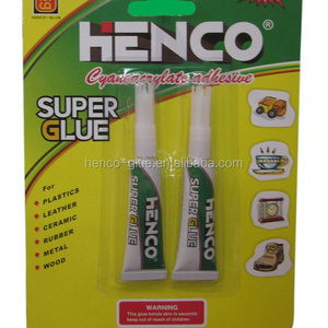 HC-2 Henco Daily DIY use Super Glue, 502 Super Fast Glue, Cyanoacrylate Adhesive in Tube Packing