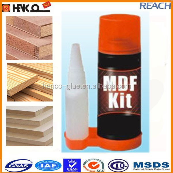 MDF KIT high viscosity cyanoacrylate adhesive glue with accelerator