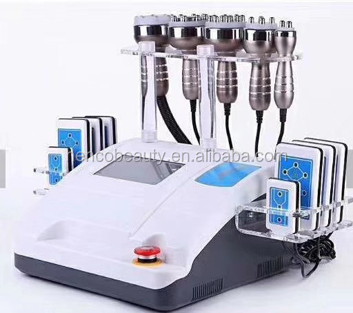 Lipo laser 6 in 1 lipolaser / vacuum cavitation rf lipolaser slimming machine/ best lipo laser machine