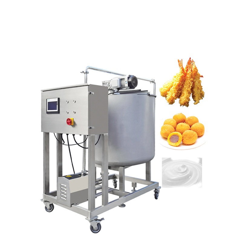 Starch water mixing beater rice cracker pulp mill flour water homogenizer paste mixer batter mixing machine for burger patty