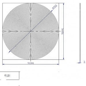 910x910mm F700 PMMA material Large Fresnel Lens for Solar Concentrator