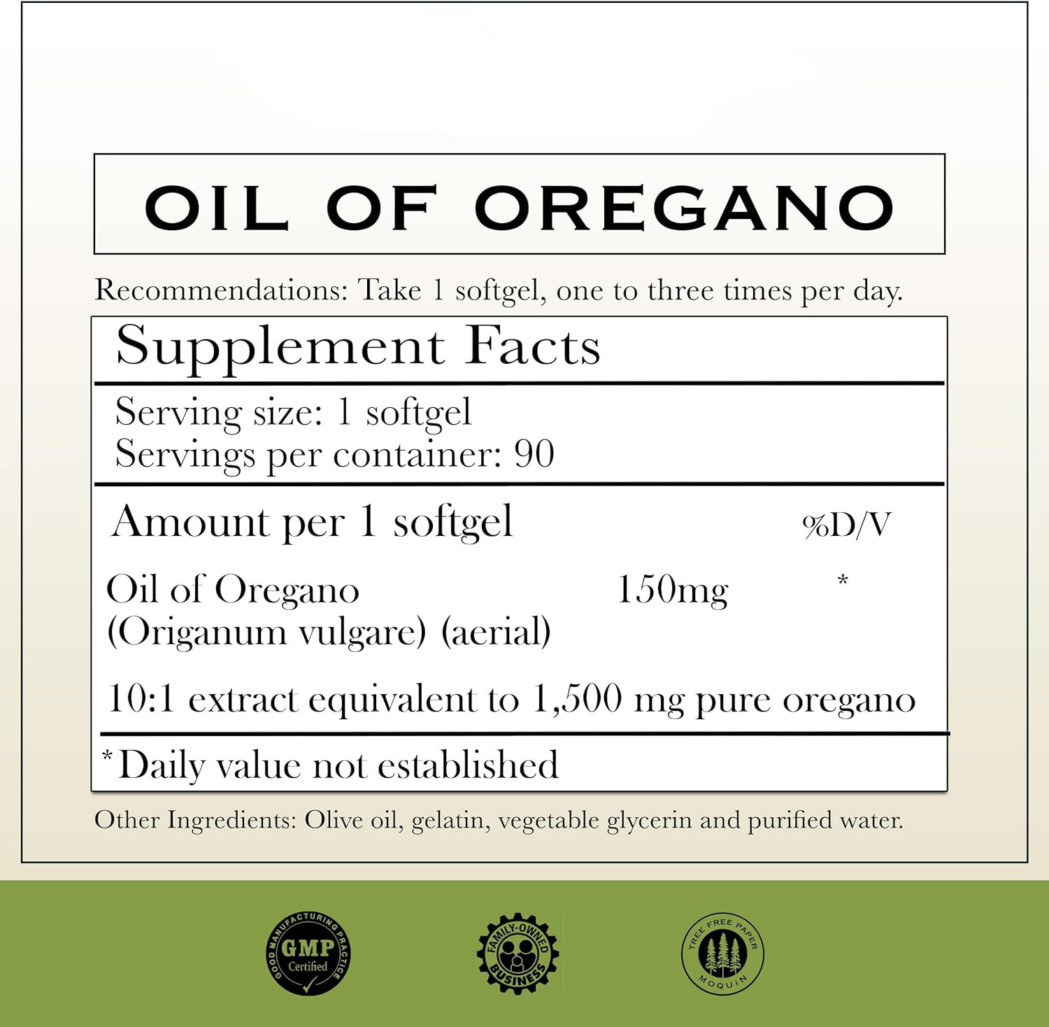 Wholesale bulk Food Grade Oregano oil Supplement Oregano Oil Softgel Capsules for Promote Digestive Health